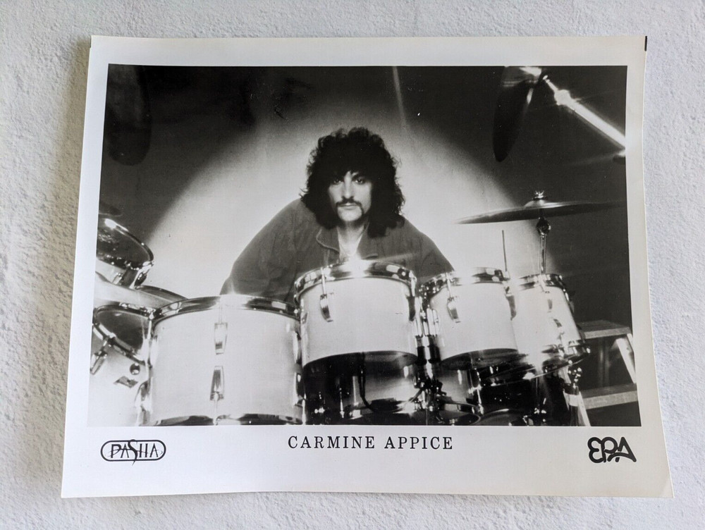 Carmine Appice Promotional Press Kit with 8x10 Photo Pasha Records 1981