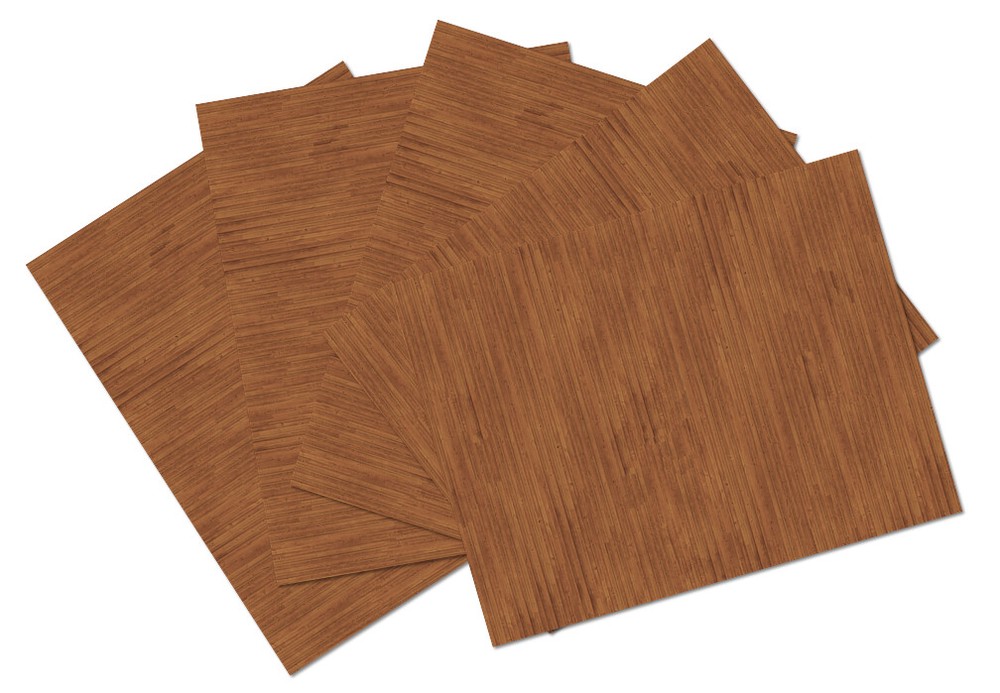 O Scale Wood Model Train Scenery Sheets –5 Seamless 8.5x11