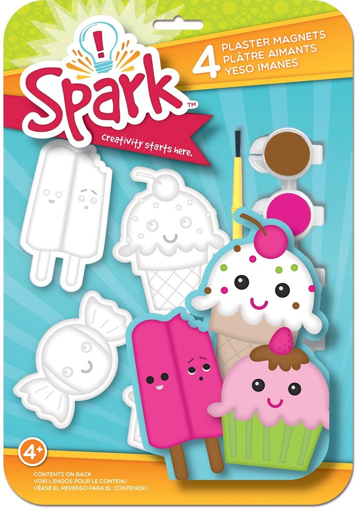 Colorbok Spark Plaster Magnet Kit-Sweets