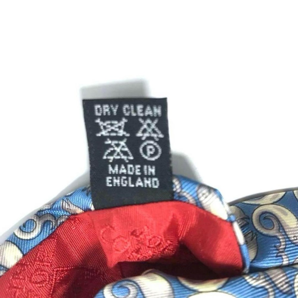 JOHN COMFORT tie blue gray all over pattern fish