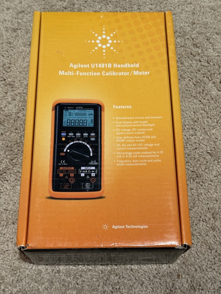 Agilent U1401B Handheld Multi Function Calibrator Meter, Never Used