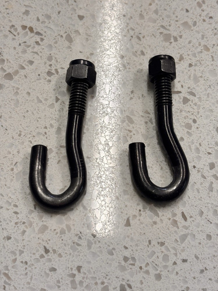 Bowflex Power pro 3" J Hook Bolts With Nut One Pair.