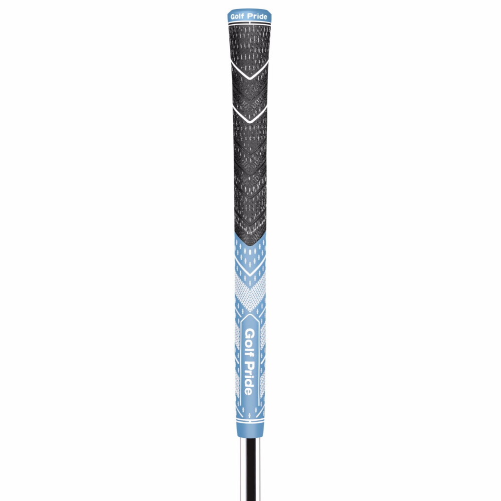 Golf Pride MCC Plus 4 Teams Golf Grips - Std, Light Blue/White