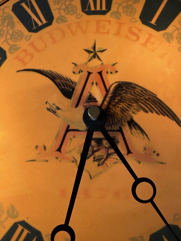 Budweiser Vintage Pocket Watch Clock
