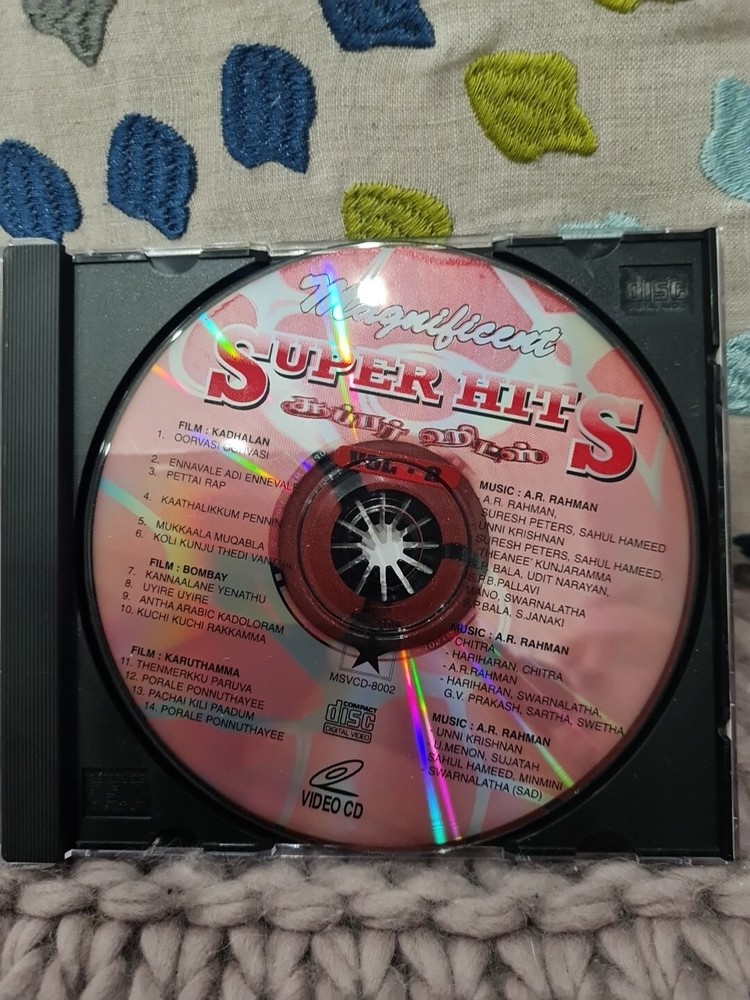 MAGNIFICENT SUPER HITS VOL2 BOLLYWOOD VIDEO CD Excellent