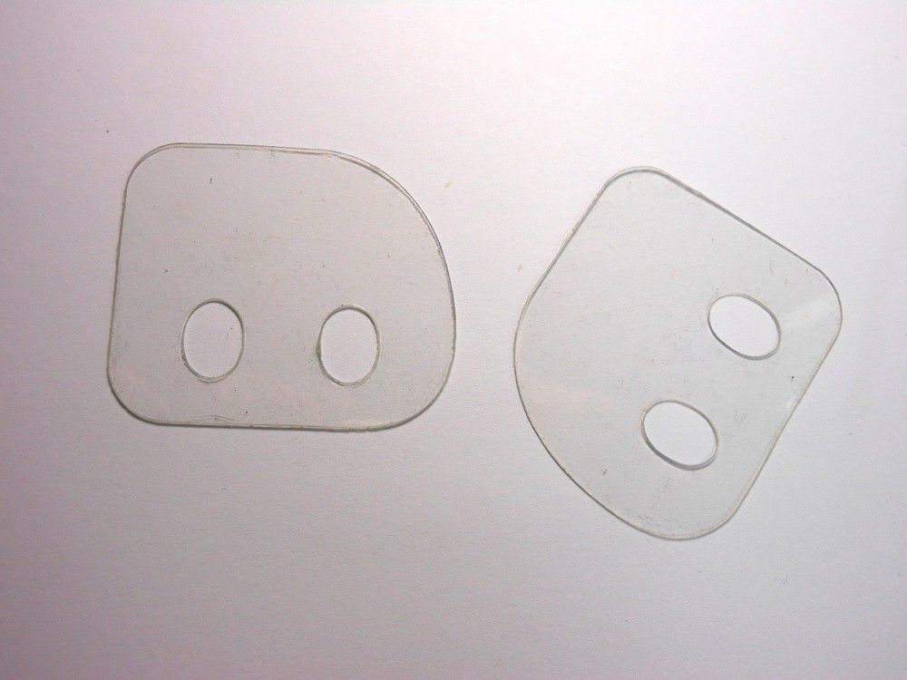 Clear Polycarbonate Side Shields for Safety Glasses (12 Pcs)