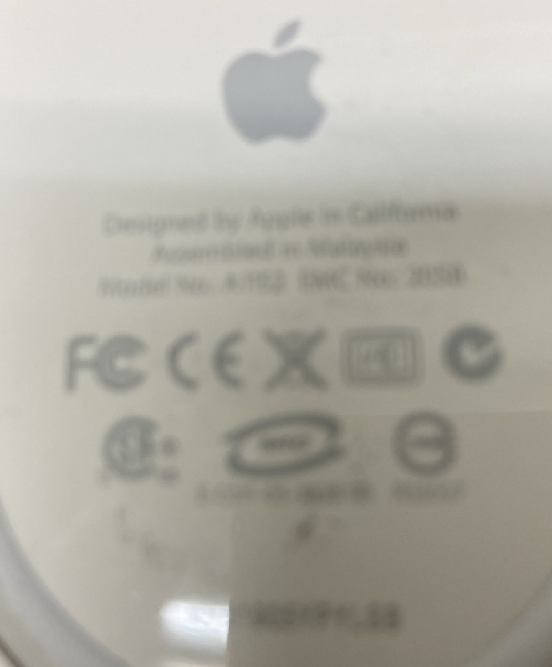Apple mouse A1152