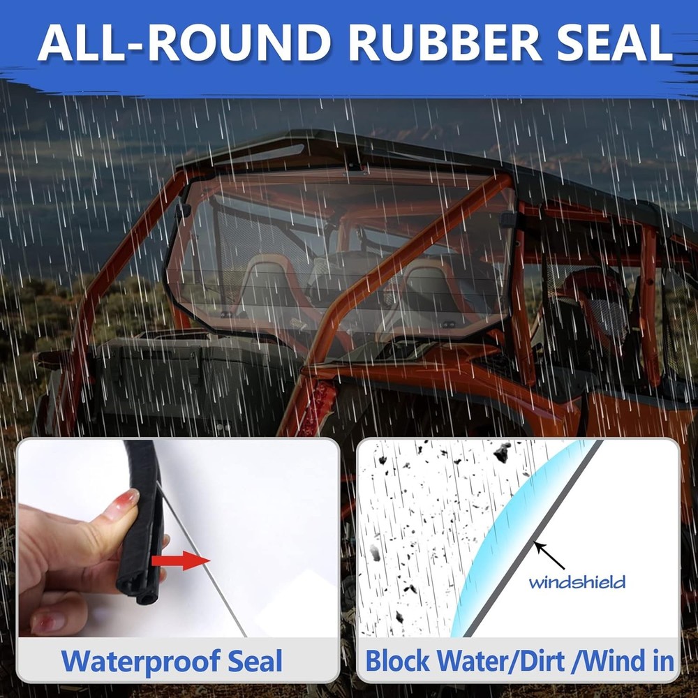Rear Windshield Clear Back Window for Talon 1000X-4 2019-2025 UTV Windscreen