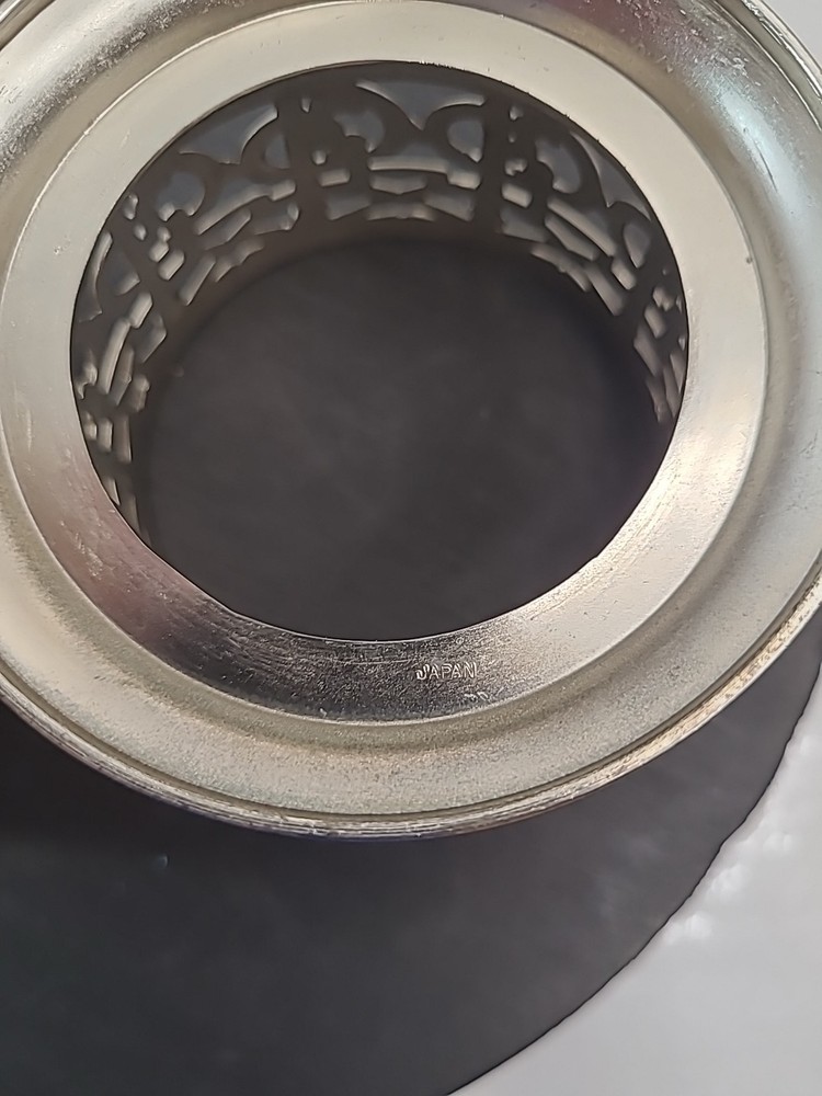 Vintage Silver Plated Candle/Cup Holder FB Rogers Pattern. Qty 2