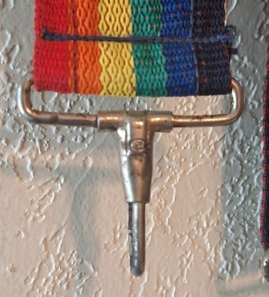 Wide Woven Multi-color Camera Strap