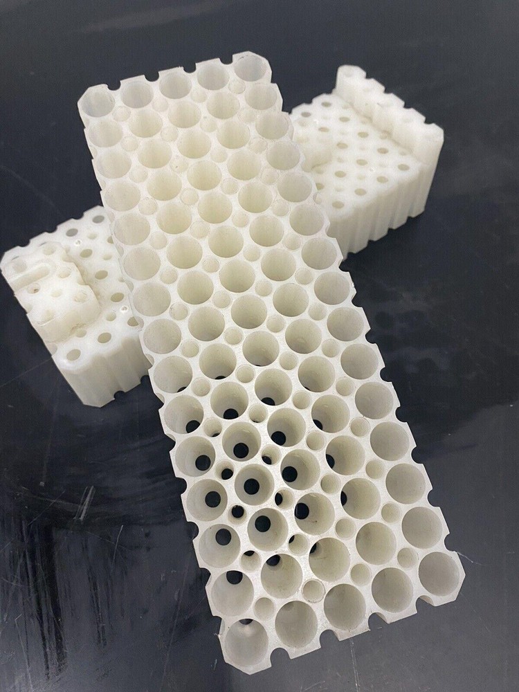 Laboratory Liquid Handler Sample Prep Plastic Trays, (9” x 3-1/4”x 2”)