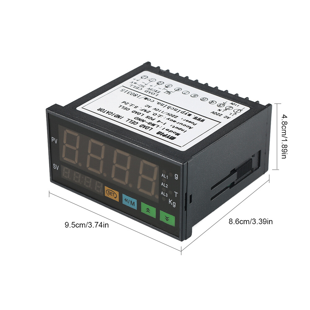 Digital Display Weighing Meter Load-cells Indicator 1~4 Load Cells H6A6