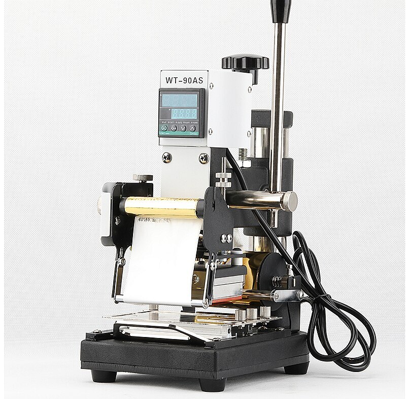 New Emboss Number Machine Letters Numbers Embossing Coder Hot Stamping Machine
