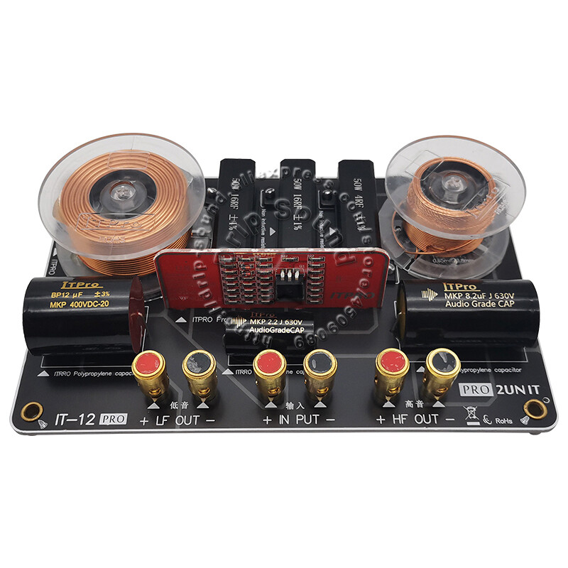 1pcs 800W 2 Way 2 Unit Speaker Frequency Divider Filter High-Low Crossover Board