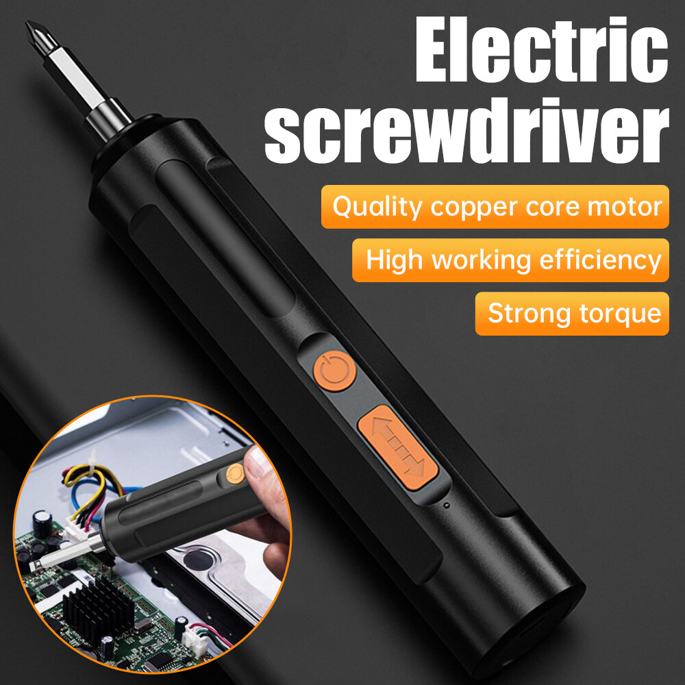 Mini Rechargeable Cordless Electric Screwdriver Drill USB Charging Power Tool