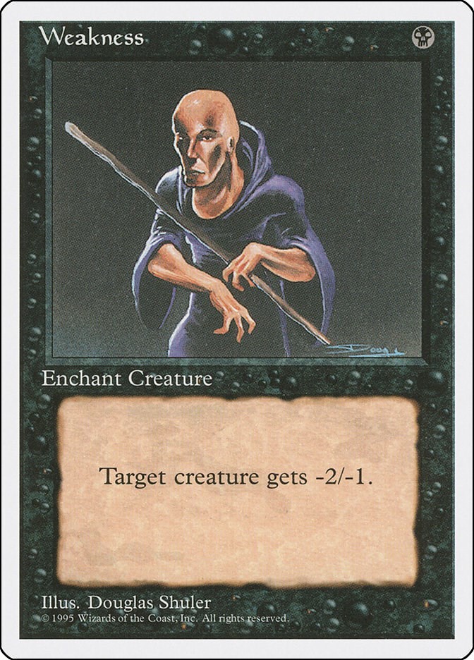 Weakness Fourth Edition N/A MTG MP