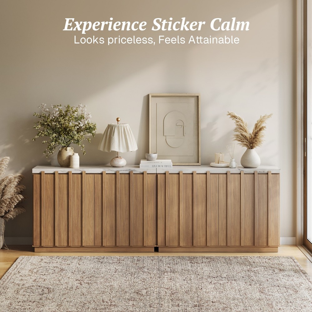 Modern Storage Cabinet with Adjustable Shelves