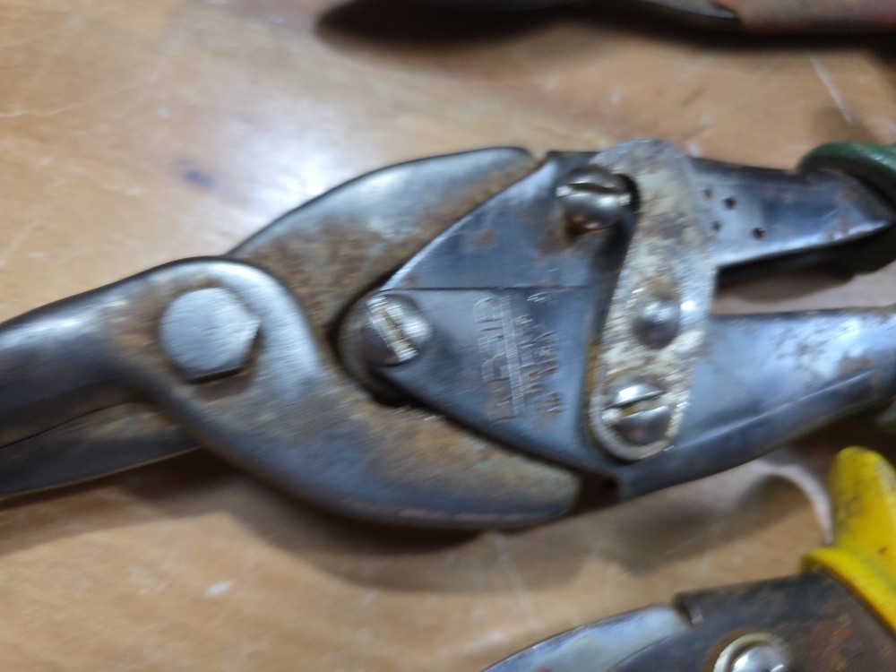 (4Pc Set - Straight, Left, & Right Cut Compound Action Tin Snips -- Ships Free