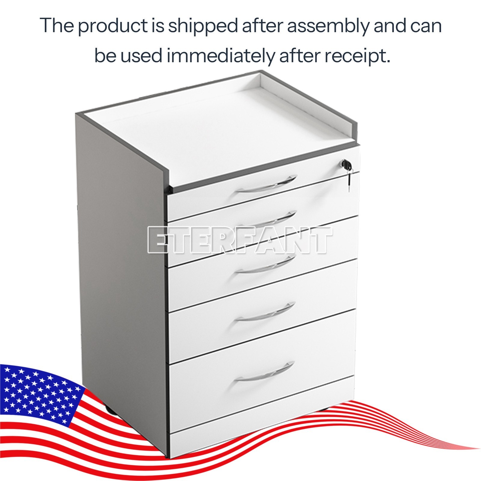 4/5 Drawers Dental Medical Trolley Acrylic Wooden Cabinet Rolling Cart w/Socket