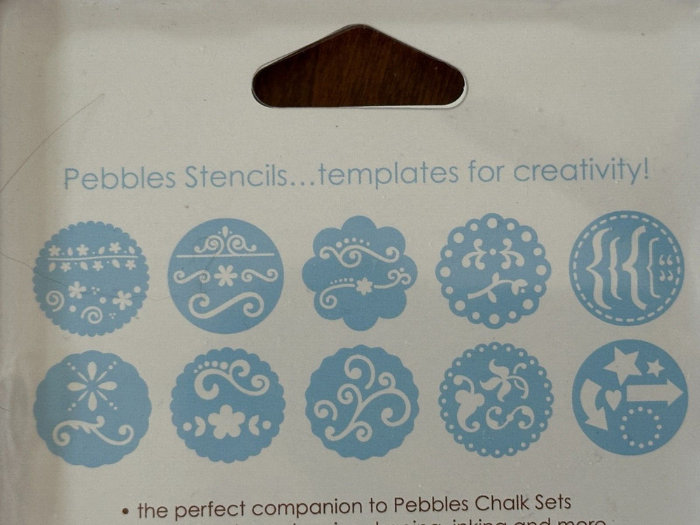 New Pebbles Stencils Accent - 10 Stencil Set