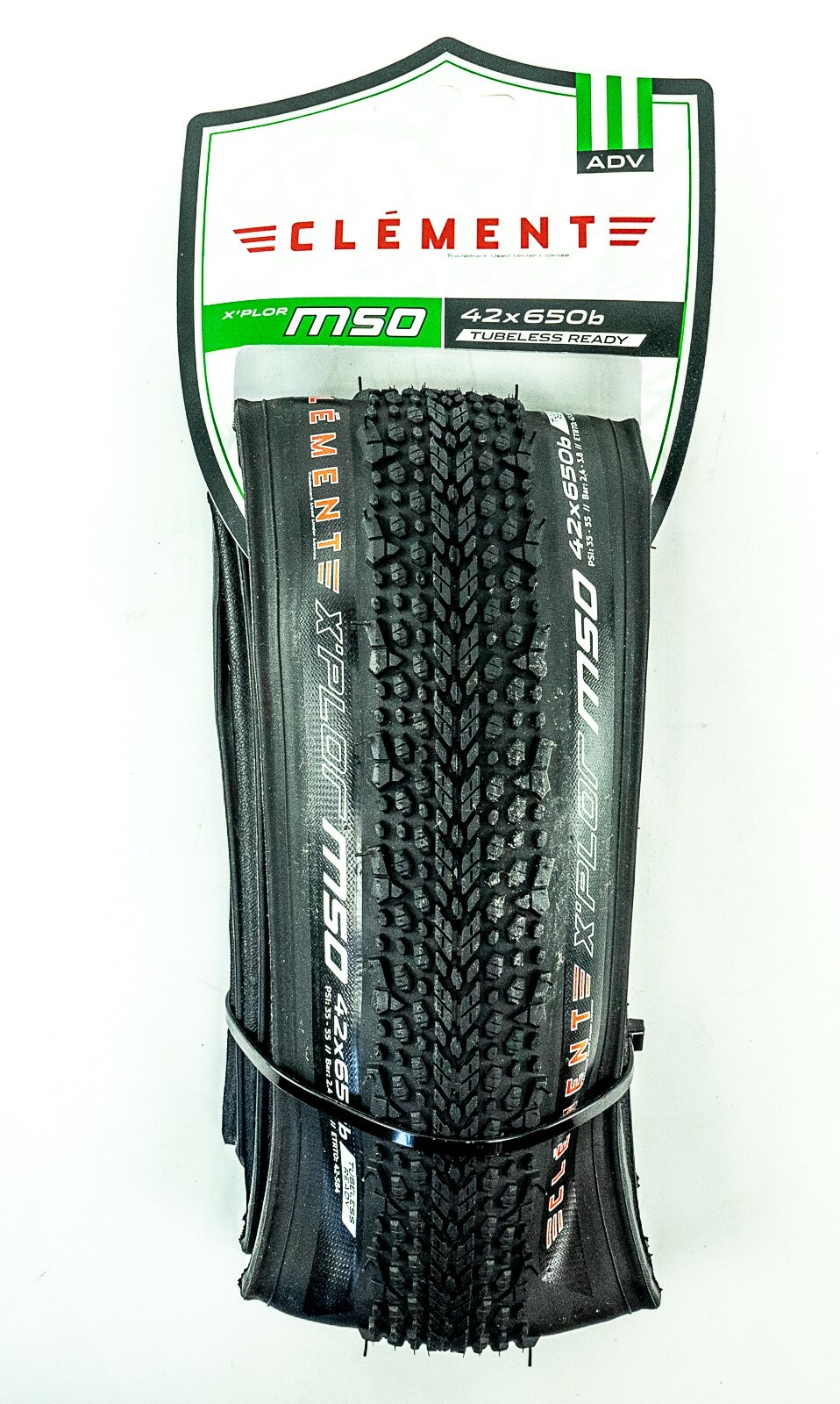 Clement X'PLOR MSO Tire 650b x42c Tubeless Folding Black Gravel Adventure