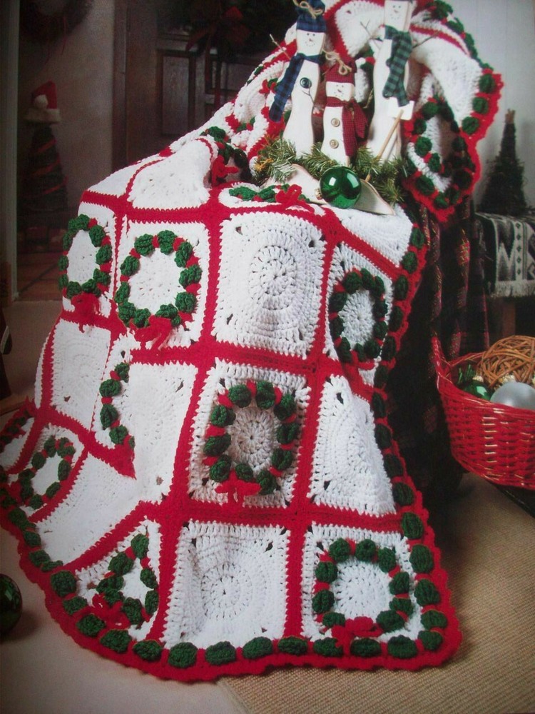 Hooked on Afghans crochet patterns 50 designs holidays