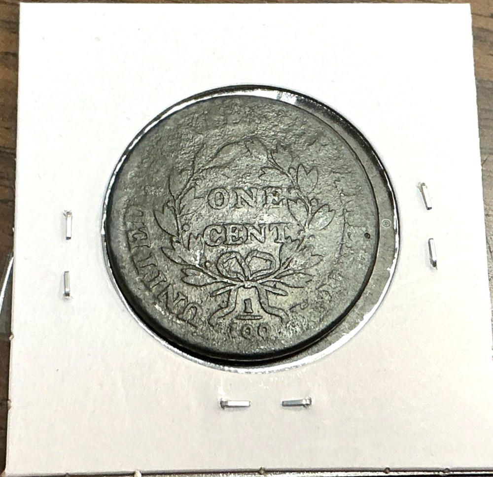 1800 Draped Bust Large Cent VG Details.