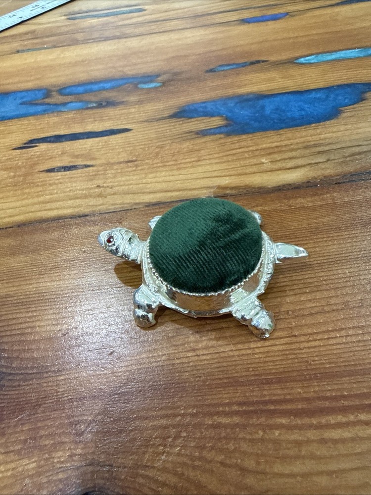 Vintage Animal Turtle Pin Cushion