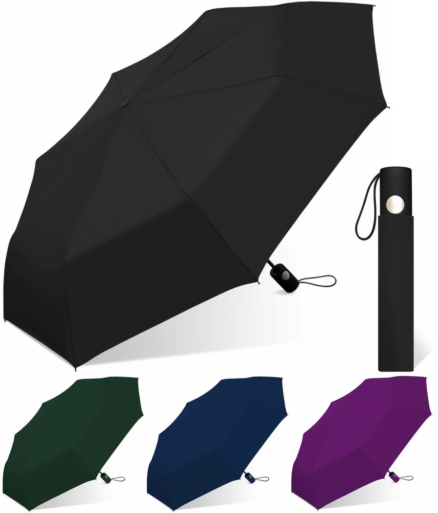Weather Station 42" Compact Umbrella, Auto Open, Windproof