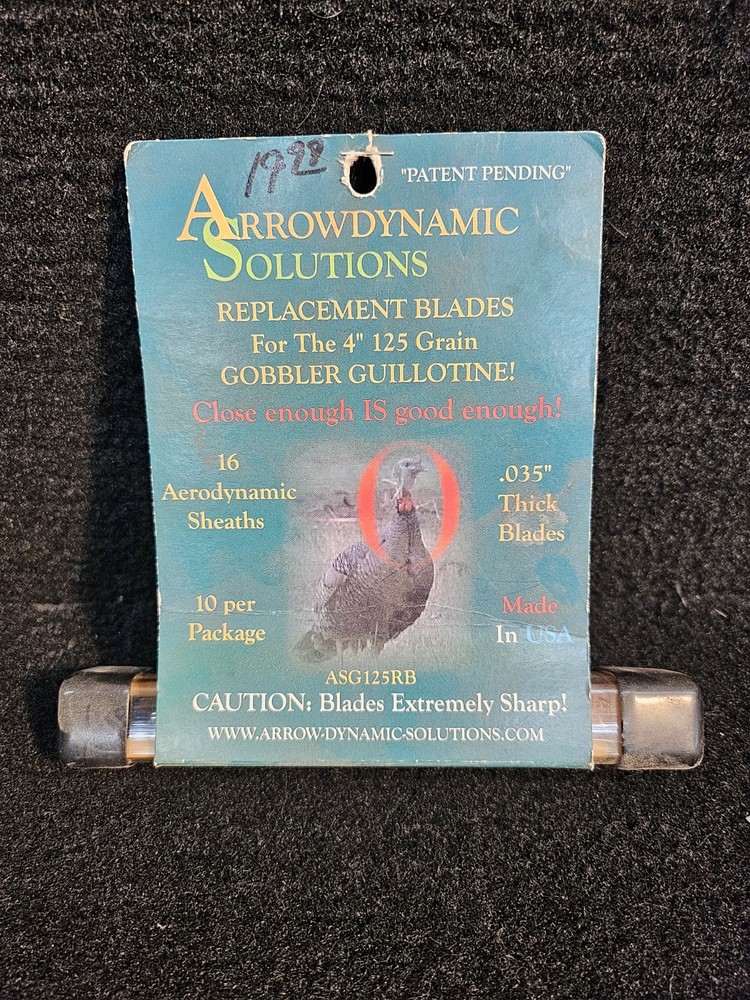 ArrowDynamic Solutions Replacement Blades 125 Grain GOBBLER GUILLOTINE