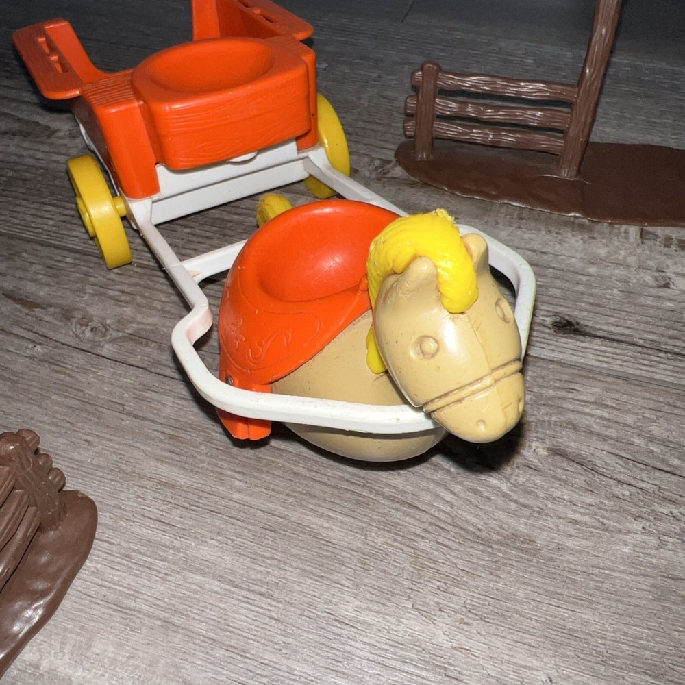 Vintage 1974 Hasbro Weebles West Ranch Lot