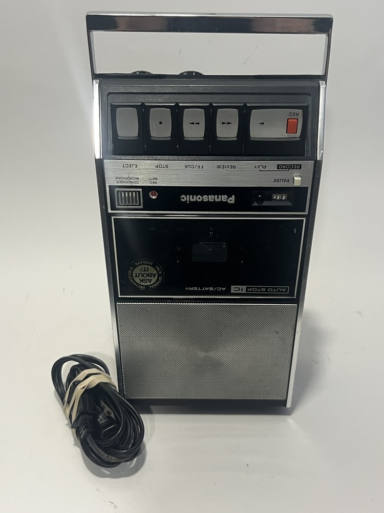Tested/Working Panasonic RQ-413S Auto Stop C Tape Recorder