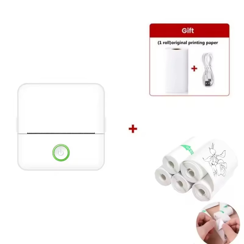 Mini Portable Printer - Inkless Thermal Sticker Maker