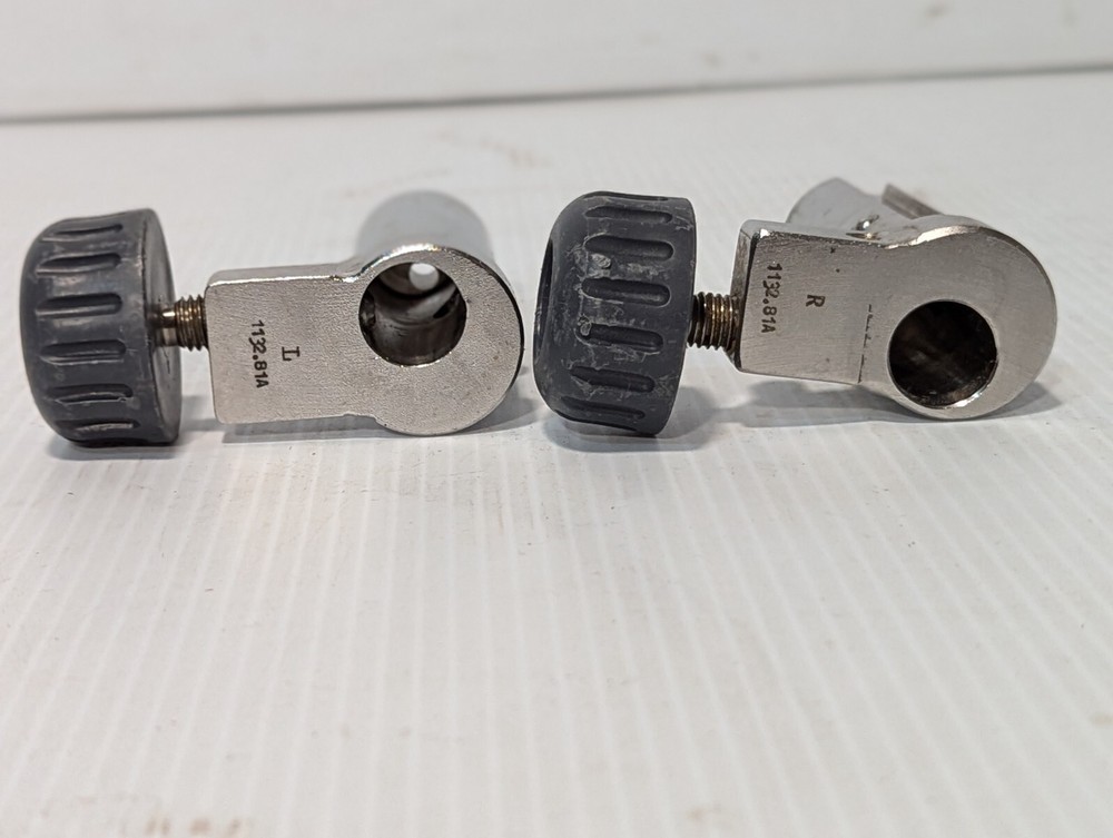 Getinge 1132.81A Left & Right Pole Clamp Table Attachments