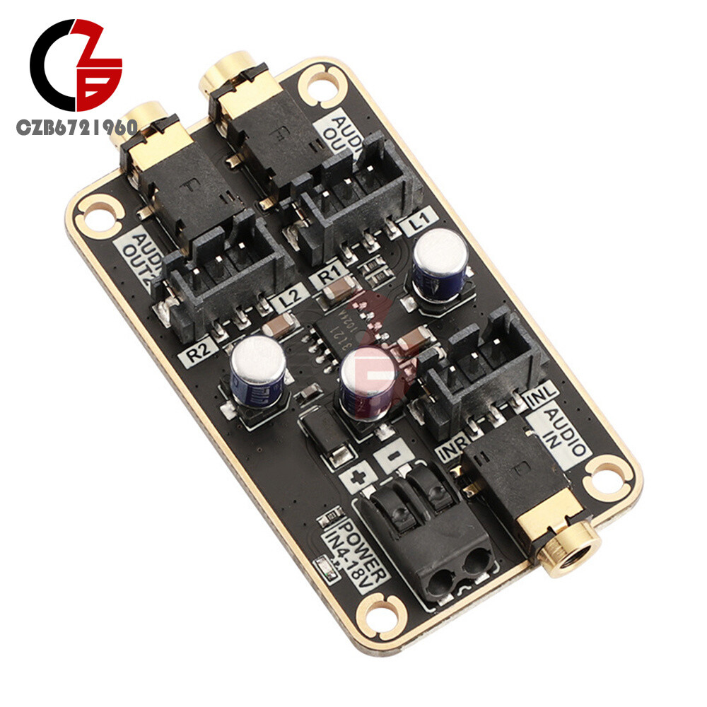 Audio Isolation Noise Reduction Module DSP Common Ground Amplifier Board DC4-18V