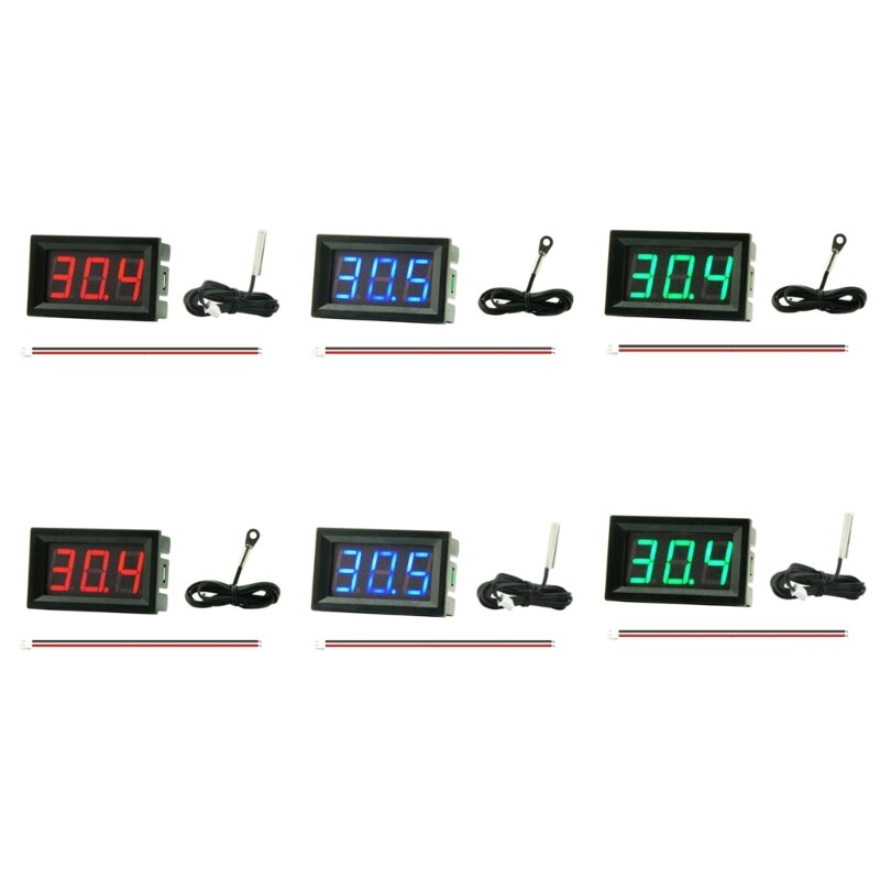 Upgraded Temperature Thermometer Tester Control with Metal Probe ABS