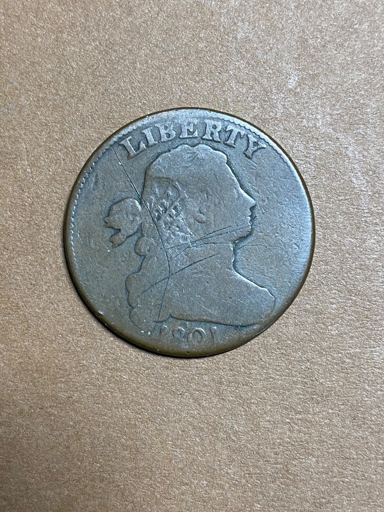1801 Draped Bust Large One Cent,