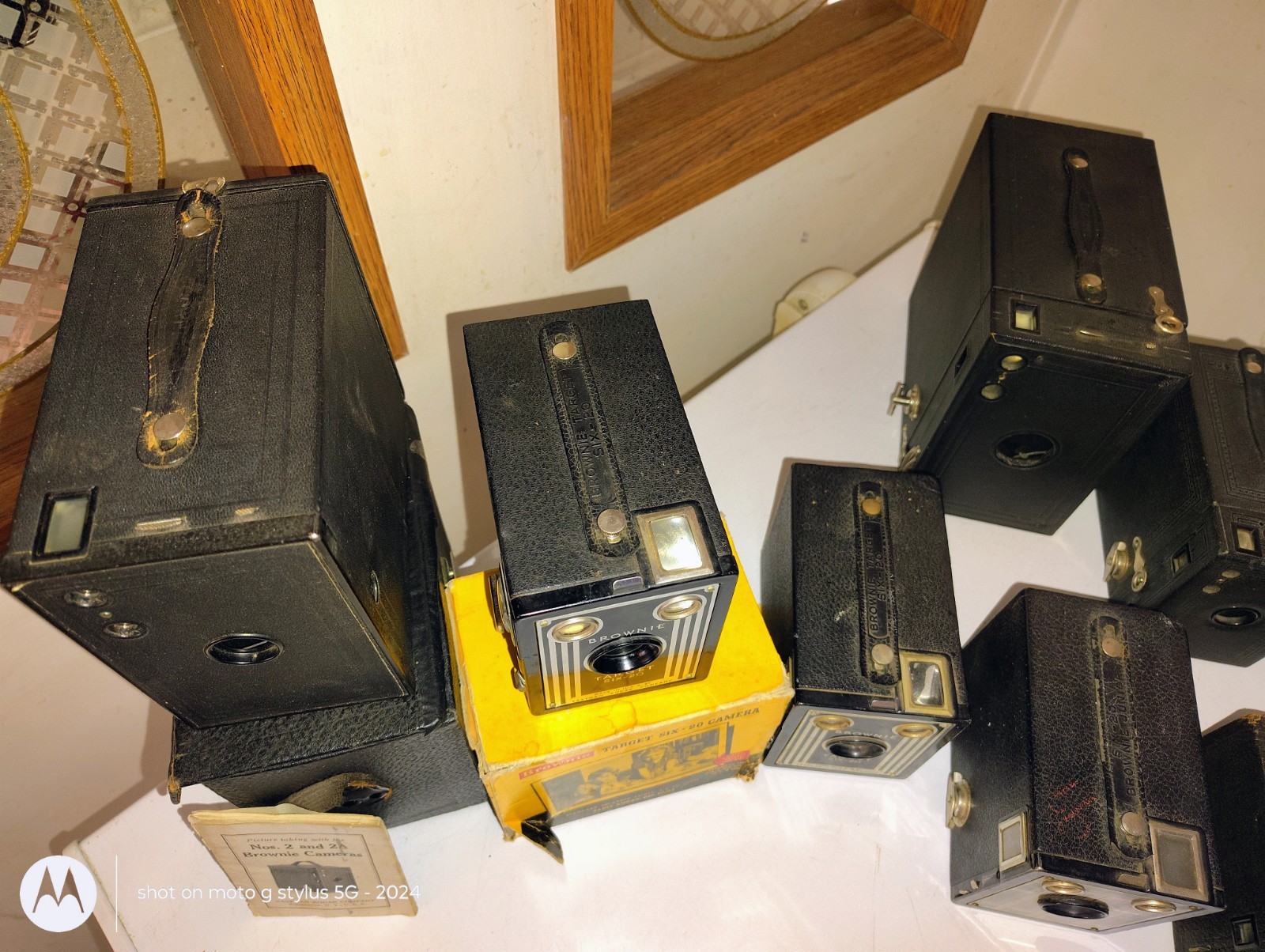 Kodak Brownie Target Six-20 Model 2 2A 2C Hakeye Camera lot of 8 Art Deco