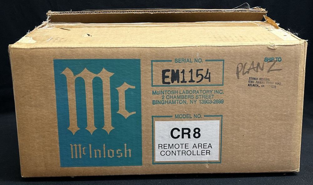 McIntosh CR8 Remote Area Controller with Remote in Original Box