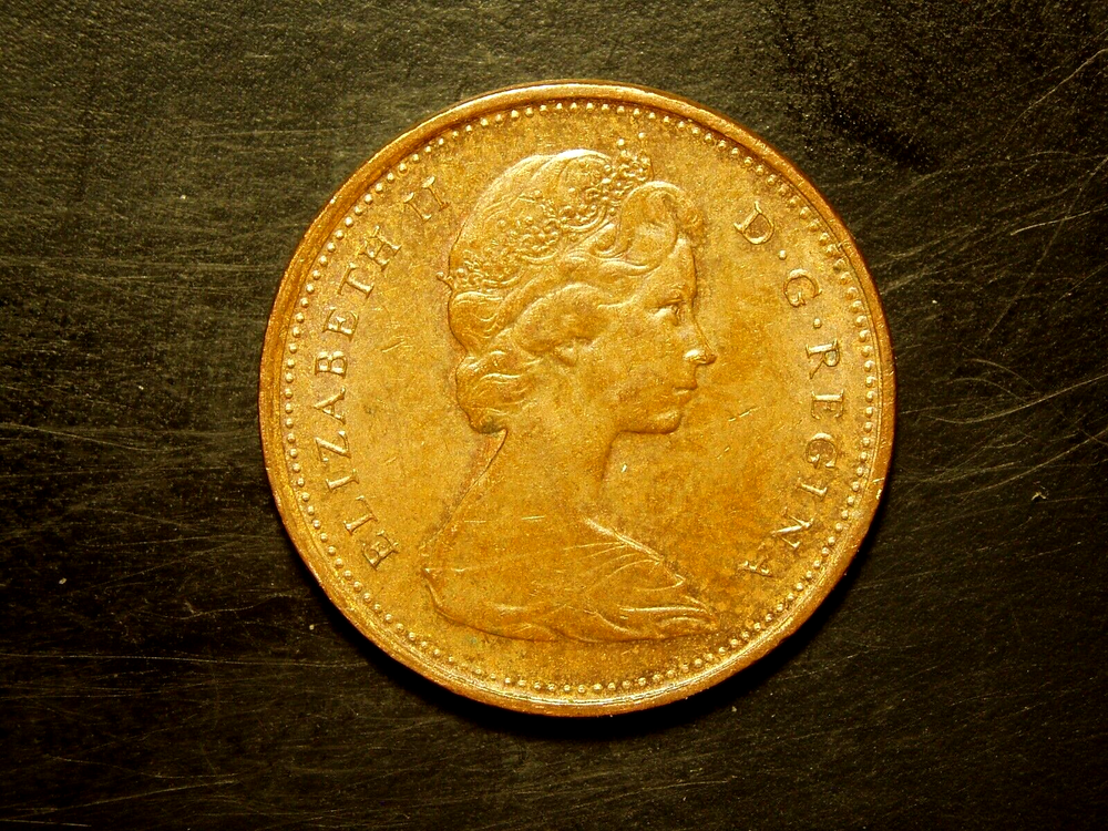 CANADA 1969 1 CENT COIN # 7