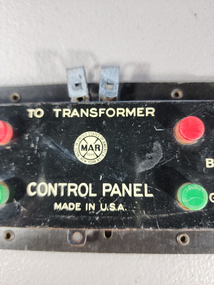 O Scale Vintage Marx #511 Electric Switch Control Panel