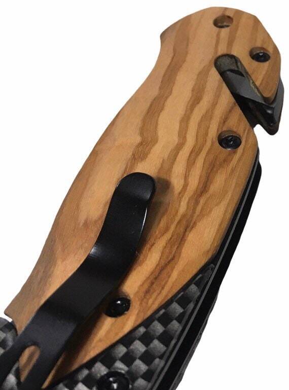 Handmade Moose Engraved 8" Blade Folding Pocket Knife Custom Design