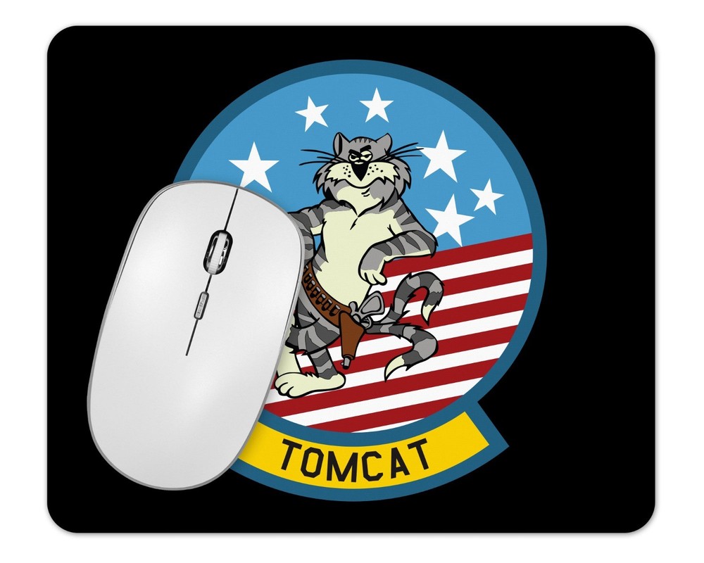 F-14 Tomcat Patch Design 1/4 Inch Thick Mouse Pad