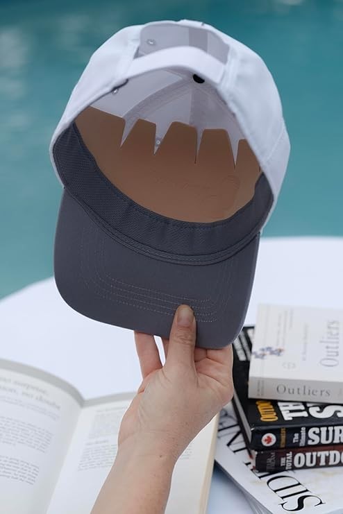 Shapers Image 4 Count Baseball Crown Shaper Inserts for One Size, Black