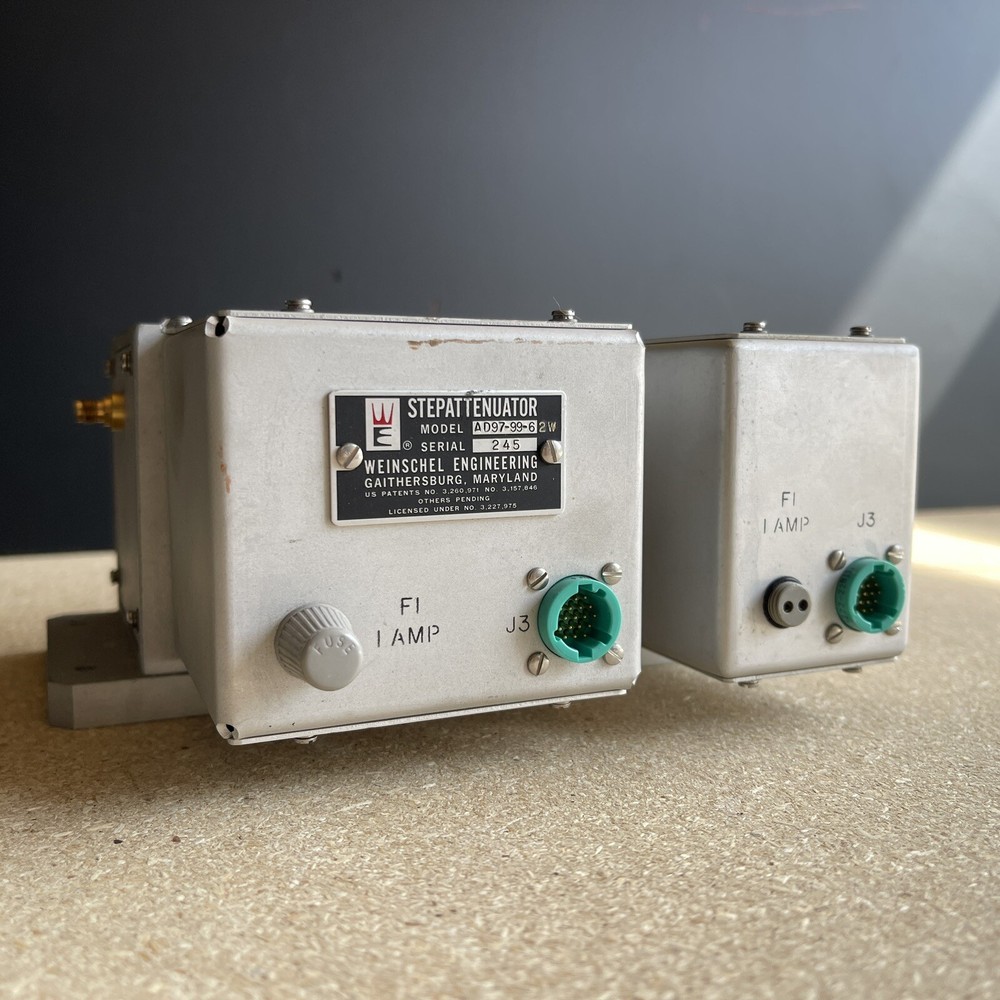 Weinschel Engineering STEPATTENUATOR Model AD97-99-62W Vintage Attenuator