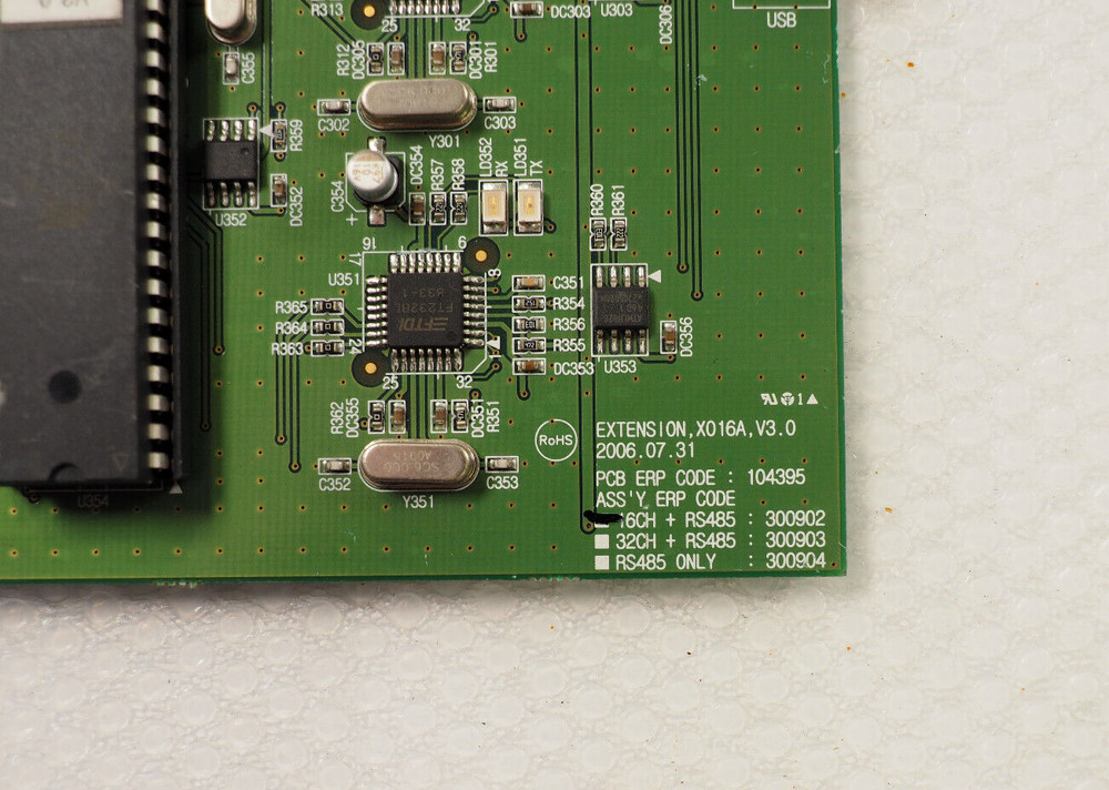 EXTENSION X016A V3.0 104395 PCI-E 16CH Interface Adapter