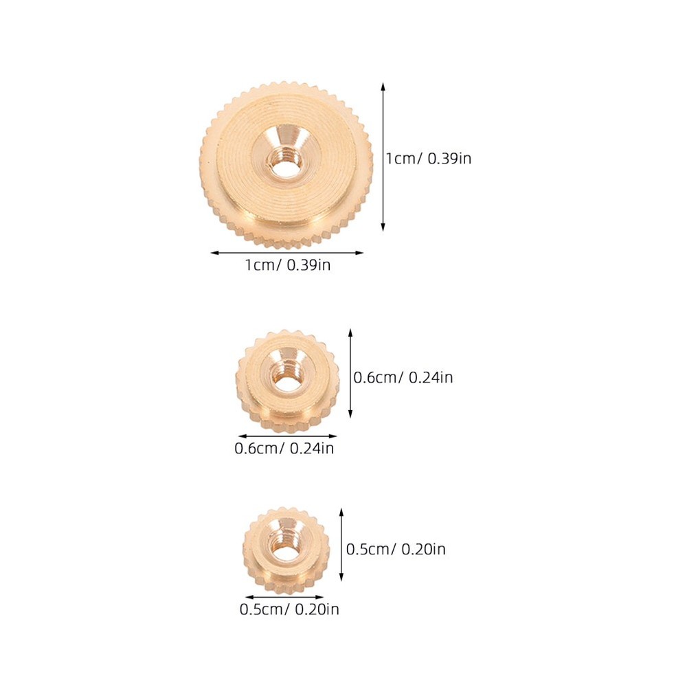 12 Pcs Clock Dial Movement Nut Diy Accessory Fixing Making Parts