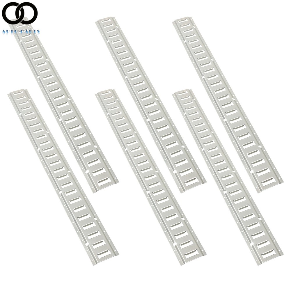 New Fit For Garages Vans Trailers Labwork 6 Pack E Track Tie Down Rail Kit 4'