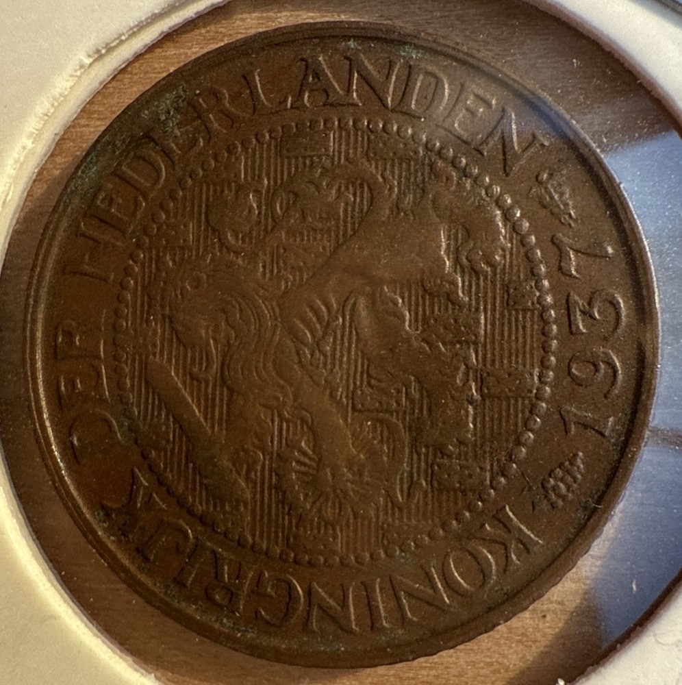 Netherlands - One Cent - 1937 🇳🇱