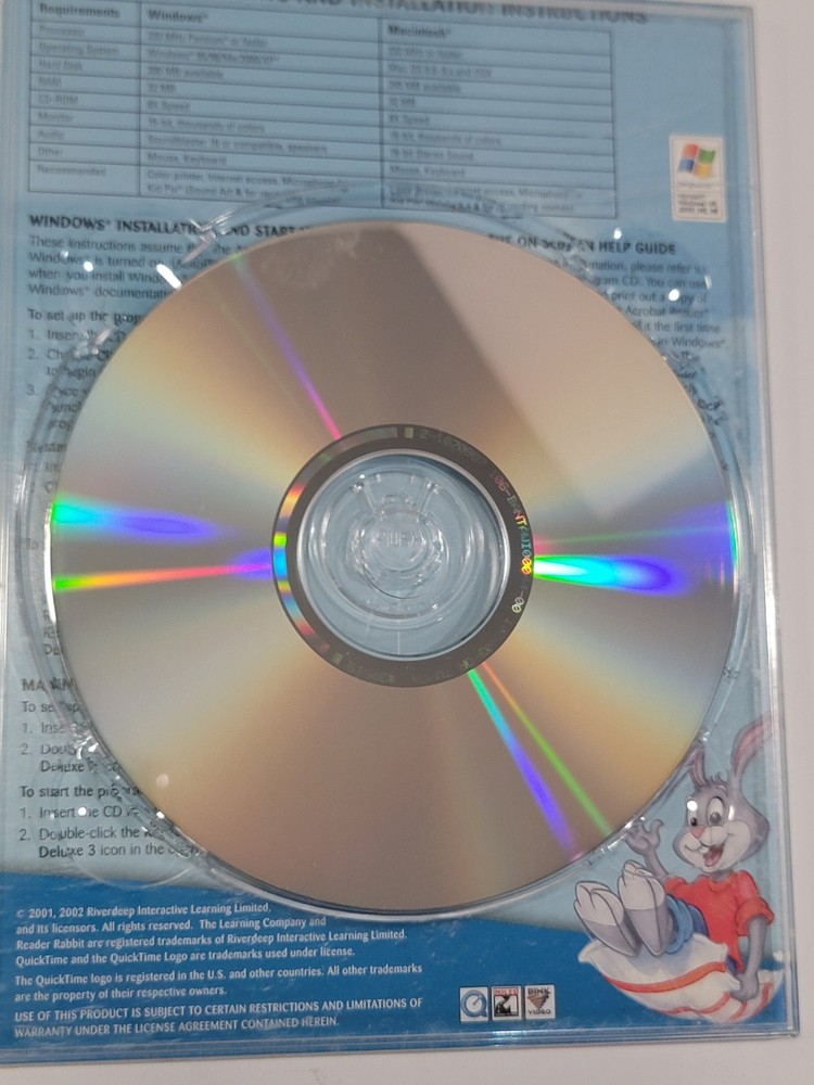 Reader Rabbit's 1st Grade PC CD-ROM Game (The Learning Company, 1997)